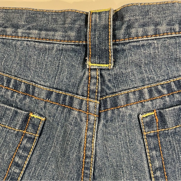 Vtg Faded Glory Blue Denim Jean Shorts Y2K Womens 14 Retro Mom High Rise Cotton - Picture 7 of 8